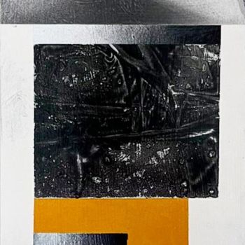 Pittura intitolato ""M-L.02"" da Thomas Sauser, Opera d'arte originale, Acrilico Montato su Telaio per barella in legno