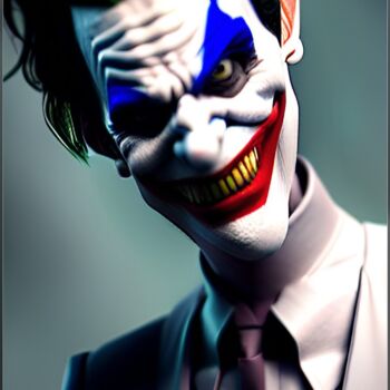 Digitale Kunst mit dem Titel "Joker 1" von Thomas Schneider, Original-Kunstwerk, 2D digitale Arbeit