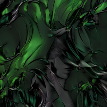 Grafika cyfrowa / sztuka generowana cyfrowo zatytułowany „Green Lantern” autorstwa Thomas Seebauer (FractopiaArt), Oryginaln…