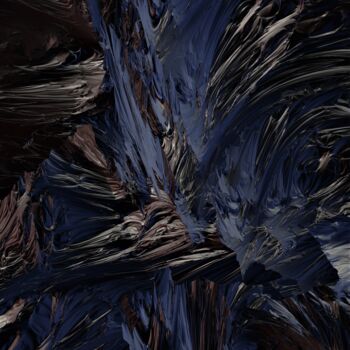 "Wasser (Leviathan K…" başlıklı Dijital Sanat Thomas Seebauer (FractopiaArt) tarafından, Orijinal sanat, Dijital Resim Ahşap…