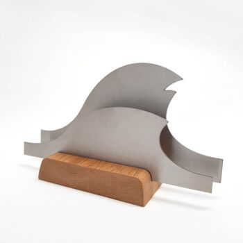 雕塑 标题为“SWELL !” 由Thomas Turner, 原创艺术品, 不锈钢