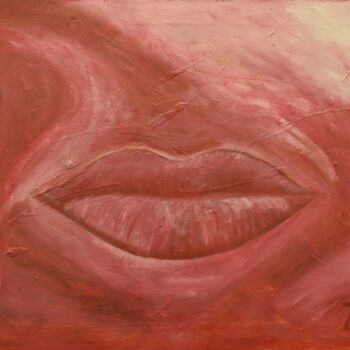 Painting titled "kiss Me" by Thomas W. Nordmeier, Original Artwork, Acrylic