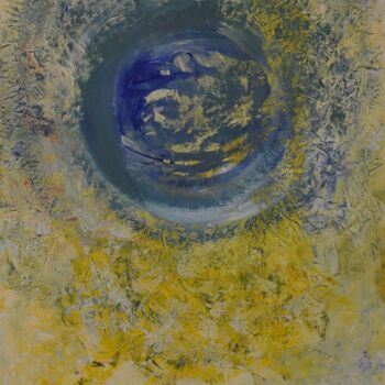 Pintura titulada "Blue Hole" por Thomas W. Nordmeier, Obra de arte original, Acrílico