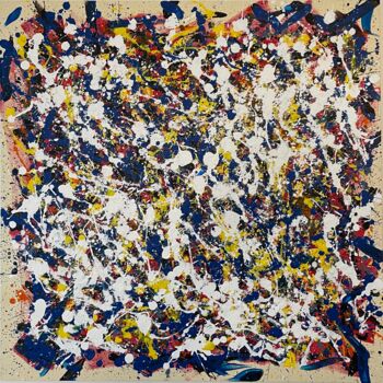 "Explosion of colors…" başlıklı Tablo Thomasjeunet.Art tarafından, Orijinal sanat, Akrilik Ahşap Sedye çerçevesi üzerine mon…