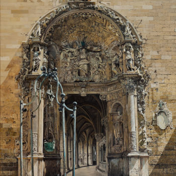 Peinture intitulée "Kathedrale - Kunstd…" par Thomas Kaemmerer, Œuvre d'art originale, Autre