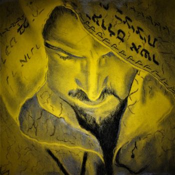 Drawing titled "Hijo de Dios" by Thommy, Original Artwork, Graphite