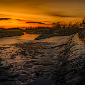 Fotografia zatytułowany „Sonnenuntergang an…” autorstwa Thorsten Müller, Oryginalna praca, Fotografia cyfrowa