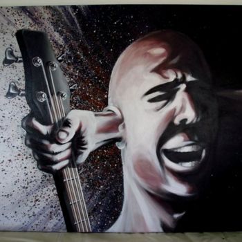 Painting titled "MUSIC(K)" by Thouf Thf, Original Artwork, Other
