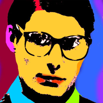 Digitale Kunst getiteld "Clark Kent" door Tom S. Agaster, Origineel Kunstwerk, Digitaal Schilderwerk