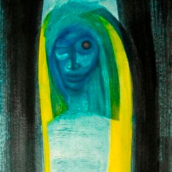 「The disordered woman」というタイトルの絵画 Thushara A.によって, オリジナルのアートワーク, オイル