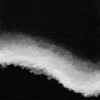 Arts numériques intitulée "Mar Negro 8.1" par Tiago De Paula, Œuvre d'art originale, Peinture numérique