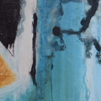 Pittura intitolato "Abstrakt Fluss" da Tiba, Opera d'arte originale, Acrilico