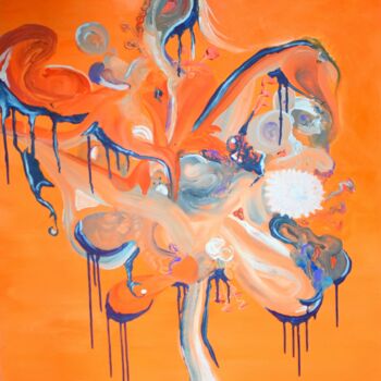 Painting titled "Abstrakt sueños" by Tiba, Original Artwork, Acrylic