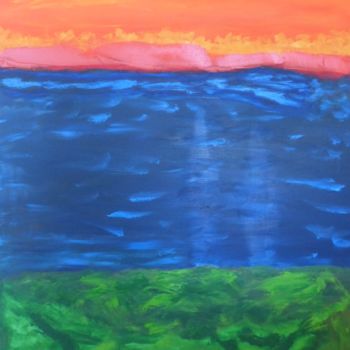 Pintura titulada "tricolor  08/18" por Bdumont, Obra de arte original, Oleo