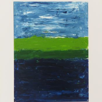 Malarstwo zatytułowany „mer,terre,air” autorstwa Bdumont, Oryginalna praca, Olej