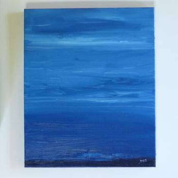 Painting titled "marine 619" by Bdumont, Original Artwork, Oil Mounted on Wood Panel