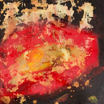 Картина под названием "Tremor acrylique 50…" - Christophe Bertoux, Подлинное произведение искусства, Акрил