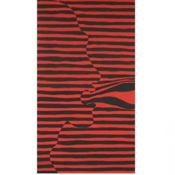 Peinture intitulée "Red 2" par Tibo, Œuvre d'art originale, Huile