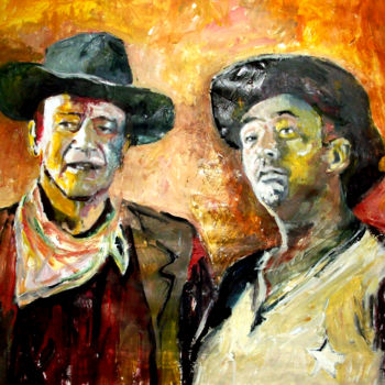 Painting titled "EL DORADO" by Marcelo Neira, Original Artwork, Acrylic