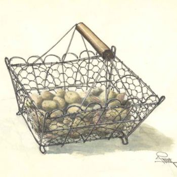"panier de pommes de…" başlıklı Tablo Koodertdz tarafından, Orijinal sanat