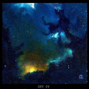 Pintura titulada "sky 04" por Koodertdz, Obra de arte original