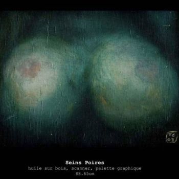 Peinture intitulée "seins pores 02" par Koodertdz, Œuvre d'art originale