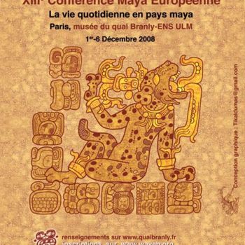 Arte digitale intitolato "Affiche Quai Branly" da Tikal, Opera d'arte originale