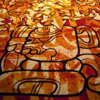 Peinture intitulée "Hamlyii : He has be…" par Tikal, Œuvre d'art originale