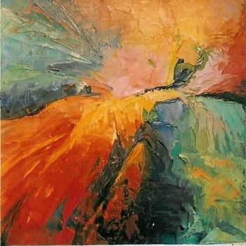 Ζωγραφική με τίτλο "óleo sobre tela" από Svetlana Tikhomirova, Αυθεντικά έργα τέχνης