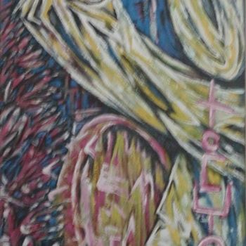 Painting titled "Ahouach I Halima Ch…" by Halima Echaoui, Original Artwork