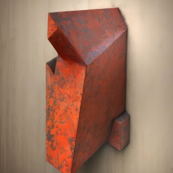 Digitale Kunst getiteld "Cirriped V" door Tim Cutler, Origineel Kunstwerk, Metalen