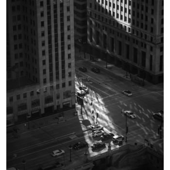 Fotografie getiteld "Wacker Drive Chicag…" door Tim Klein, Origineel Kunstwerk, Digitale fotografie