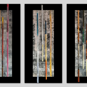 Pittura intitolato "Behind Bars" da Tim Malone, Opera d'arte originale, Acrilico