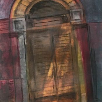 Schilderij getiteld "Doorway to Balad" door Tim Malone, Origineel Kunstwerk, Acryl