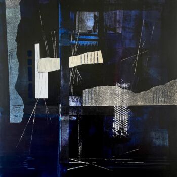 Картина под названием "Into the Blue" - Tim Malone, Подлинное произведение искусства, Акрил