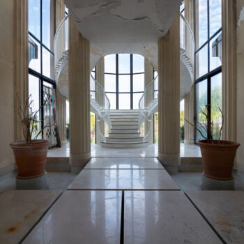Fotografie mit dem Titel "Palais Roswell - Fr…" von Time Machine, Original-Kunstwerk, Digitale Fotografie Auf Aluminium mont…