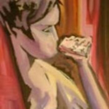 Painting titled "love in a shot glass" by Timm Joy, Original Artwork