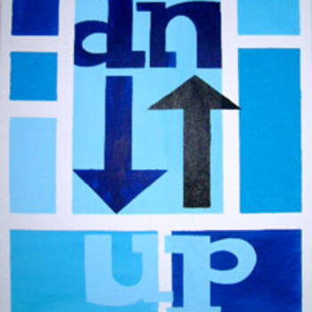 Painting titled "move on up" by Timm Joy, Original Artwork