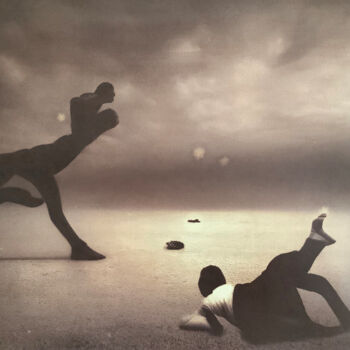 Collagen mit dem Titel "Love Exposure II" von Timo Milke, Original-Kunstwerk, Collagen
