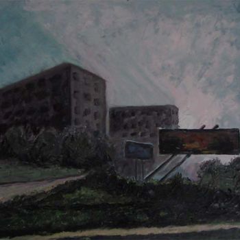 Painting titled "Chisinau 2011." by Timofei Gorea, Original Artwork