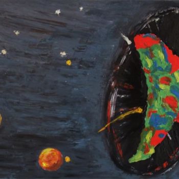 Painting titled "MOLDOVA  FEBRUARIE2…" by Timofei Gorea, Original Artwork