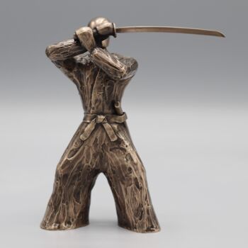 Escultura intitulada "Kasumi-no-Kamae - 霞…" por Timothée Karas, Obras de arte originais, Bronze