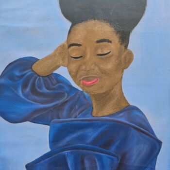 Картина под названием "Resilient Reflectio…" - Timothy Olaniyi, Подлинное произведение искусства, Акрил