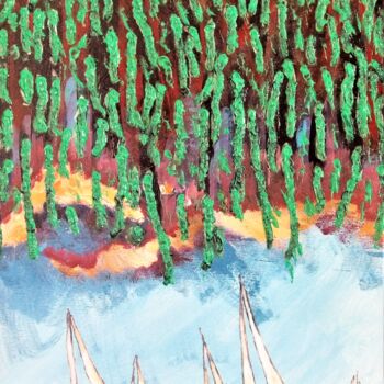 Peinture intitulée "Willow view" par Timothy Seery, Œuvre d'art originale, Acrylique