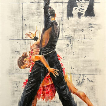 Painting titled ""Paso doble"" by Timur Yumadilov, Original Artwork, Oil