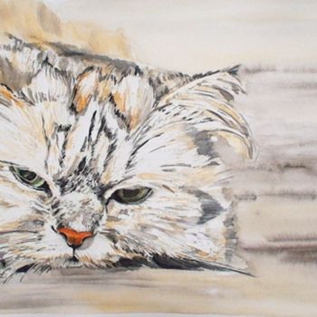 "Kediler1" başlıklı Tablo Julia Timur tarafından, Orijinal sanat