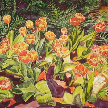 제목이 "ilkbahar bahçede"인 미술작품 Julia Timur로, 원작, 기름