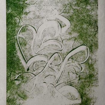 Printmaking titled "Becoming One" by Tina Lane, Original Artwork