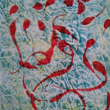 Printmaking titled "Dance for me" by Tina Lane, Original Artwork