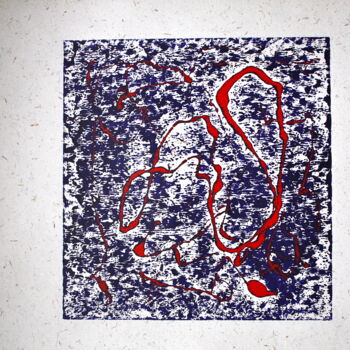 Отпечатки и Гравюры под названием "Print 2 of 2 . Dipt…" - Tina Lane, Подлинное произведение искусства, Монотип
